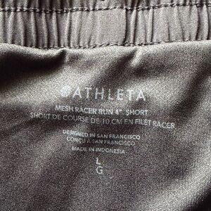 Athleta Mesh Run Racer 4” Shorts